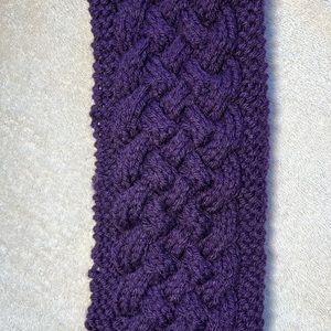 Handknitted Cabled headband